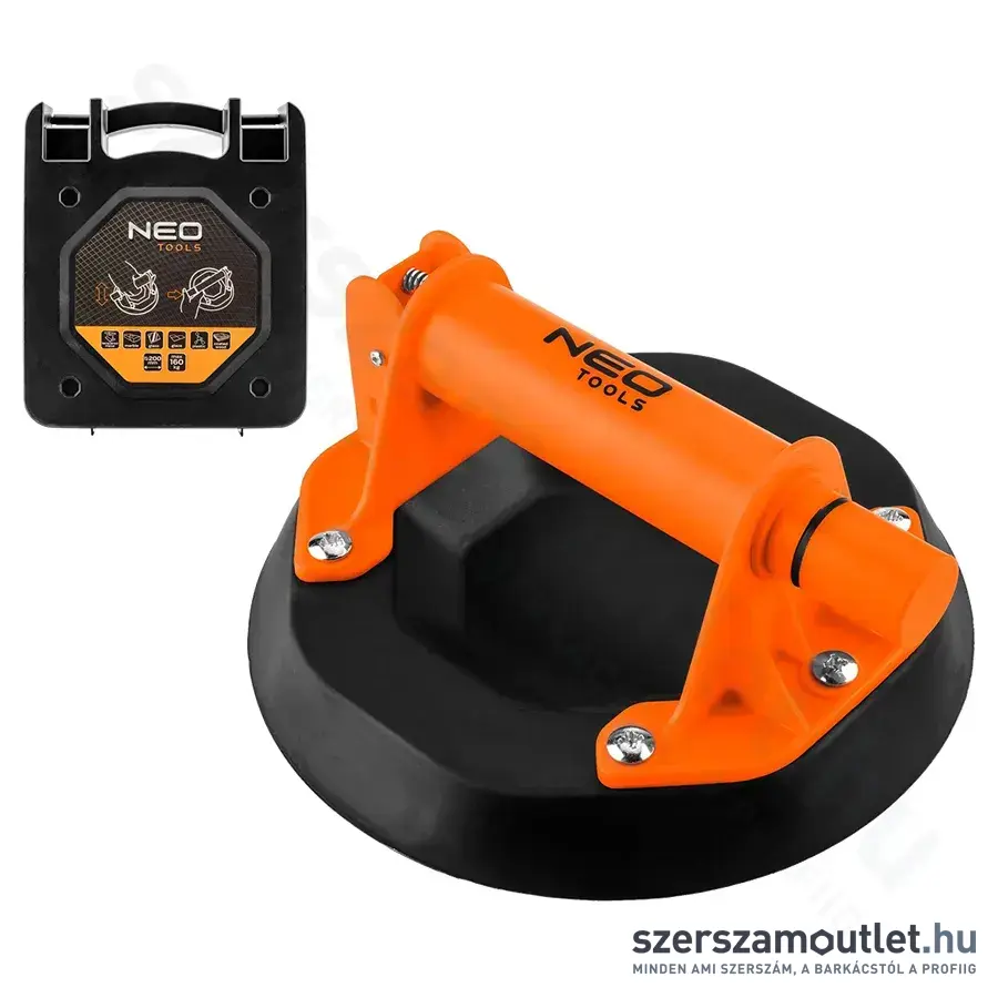 NEO TOOLS Vákuumos, pumpás táblaemelő üveghez, csempéhez, lakkozott felületekhez, 160kg