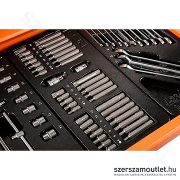 NEO TOOLS Műhelykocsi, 7 fiókos, 680x460x1030mm + szerszámkészlet 176db-os