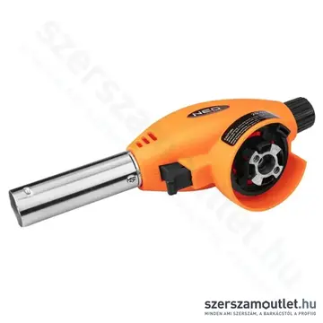 NEO TOOLS Gázforrasztó készlet, fej+ eldobható palack, EN 417, 227g, 1300°C, 1110W