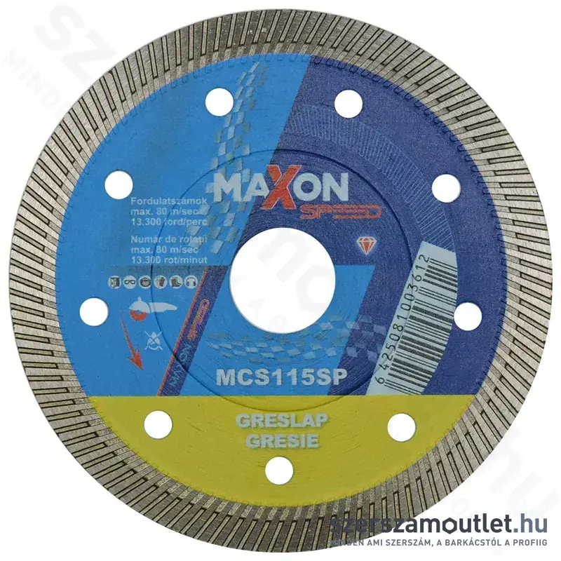 DIATECH MAXON sPEED Gyémánttárcsa 115mm