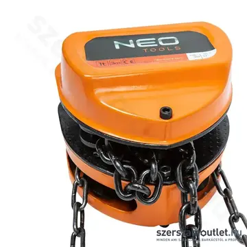 NEO TOOLS Láncos emelő, 1t, 3m
