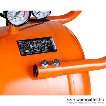 NEO TOOLS Kompresszor, kefe- és olajmentes motorral, 80Db, 50L, 8 bar, 180L/perc, 230V, 1100 W