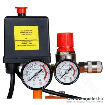 NEO TOOLS Kompresszor, kefe- és olajmentes motorral, 80Db, 50L, 8 bar, 180L/perc, 230V, 1100 W