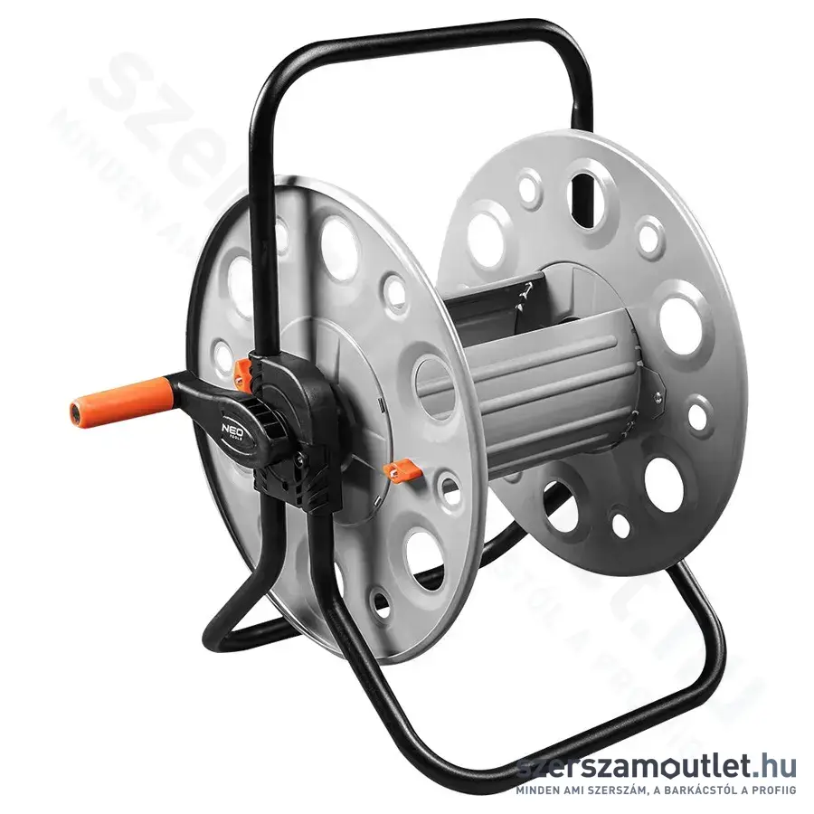 NEO TOOLS Tömlődob, fém, 1/2" max100m, 3/4" max30m