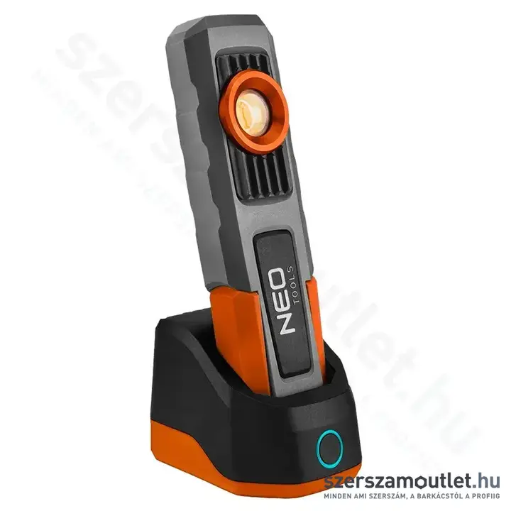 NEO TOOLS 2in1 Színvizsgáló lámpa autófényezőknek, COB+UV, IP67, 390lm (4,0Ah/3,7V)