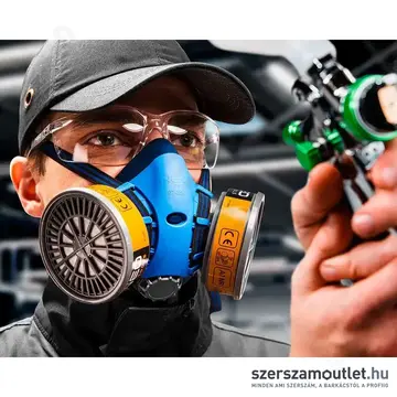 NEO TOOLS Szilikon félmaszk szűrő nélkül