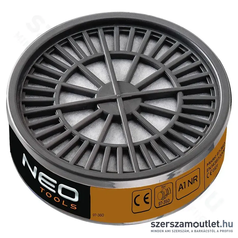 NEO TOOLS Szűrő, A1 NR, szerves gázok ellen, 97-350-hez