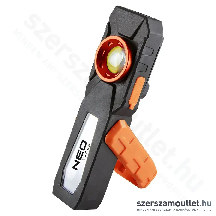 NEO TOOLS Akkus műhely vizsgálólámpa, IP20, 500lum COB LED, 10W (2,0Ah/3,7V)