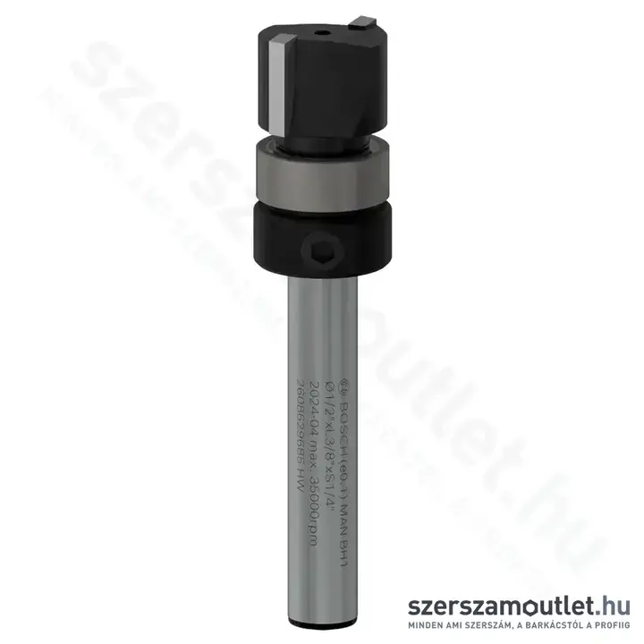BOSCH PRO Felső csapágyas színelő horonymarószár, 2 horony, 12,7x9,5/56mm