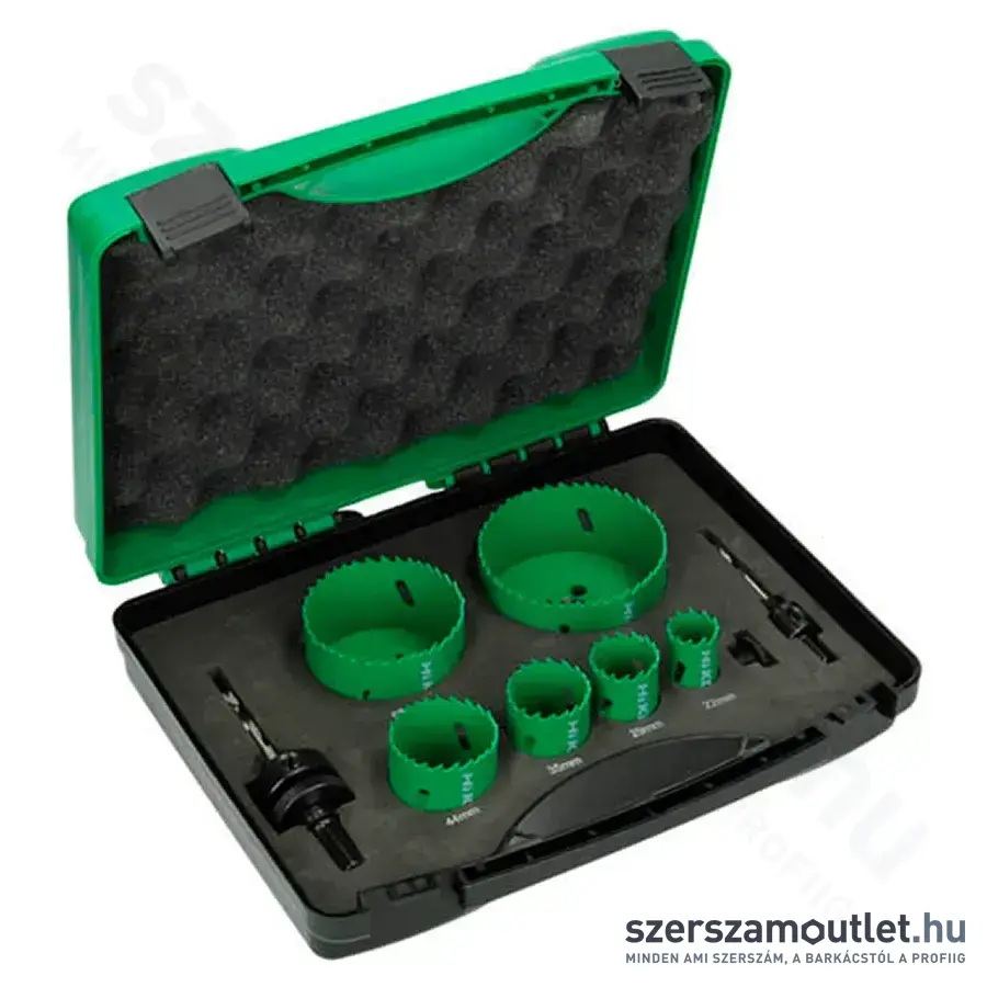 HIKOKI Körkivágó készlet, HSS-Bimetál, 22-82mm, 9db-os (752175)