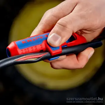 KNIPEX ErgoStrip Kábelcsupaszító, 0,2-6mm2, 135mm (16 95 03 SB)