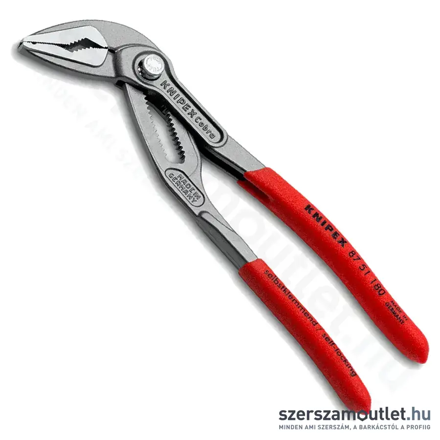 KNIPEX Cobra ES Vízpumpafogó, különösen keskeny, 180mm (87 51 180)