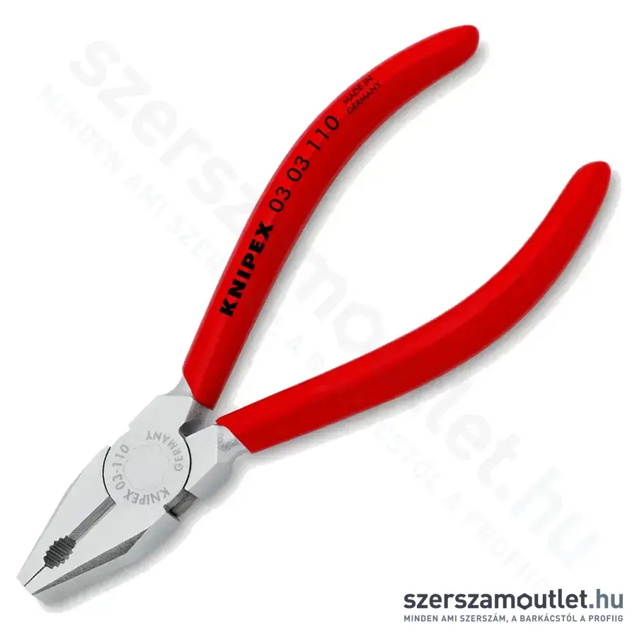 KNIPEX Mini kombinált fogó 110mm (03 03 110)