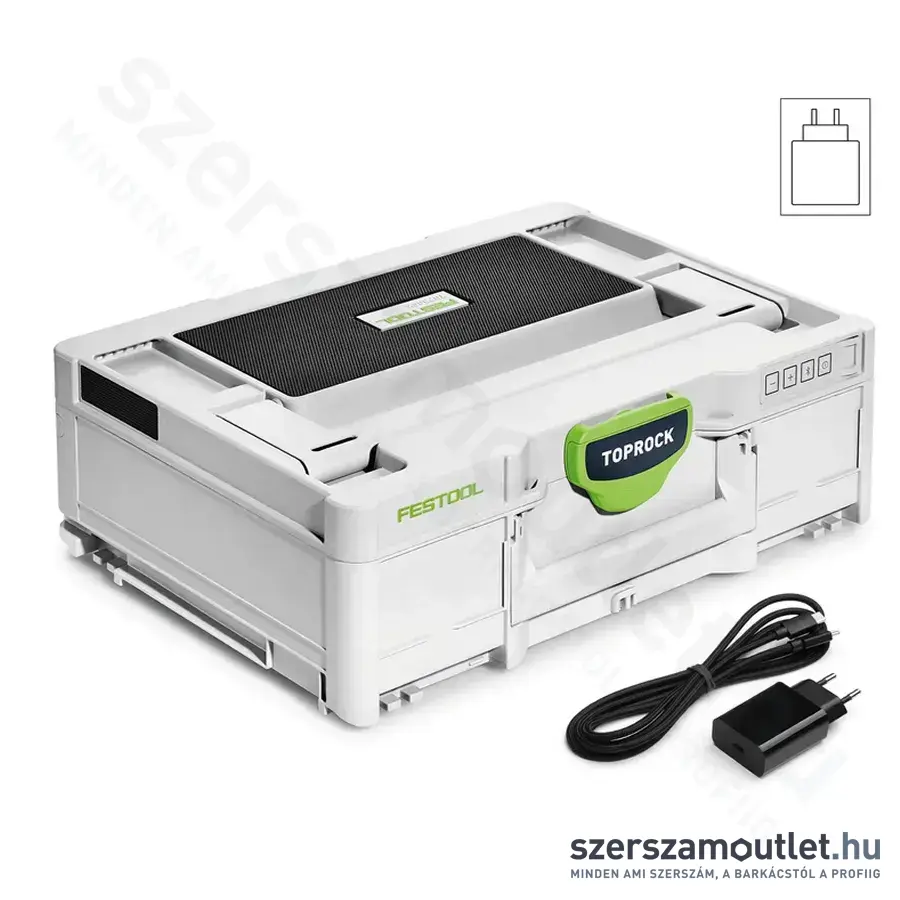 FESTOOL TOPROCK SYS3 BT20 M 137 USB-C Akkus Bluetooth hangszóró, 396x296x137mm, 20W/11V
