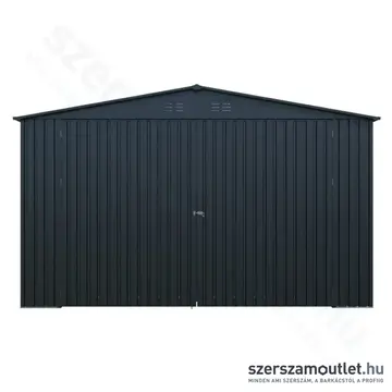 RIWALL RMCG 20x13 Anthracite Fém garázs nyeregtetővel, 3,86x6m (Antracit)
