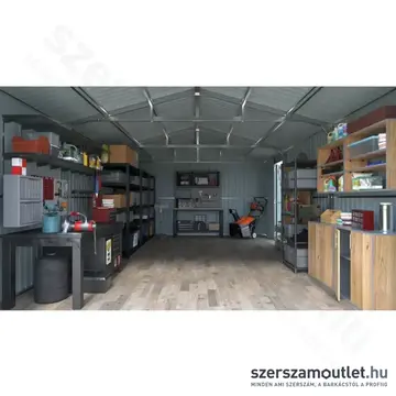 RIWALL RMCG 20x13 Anthracite Fém garázs nyeregtetővel, 3,86x6m (Antracit)