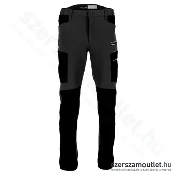 LAHTI PRO SLIM-FIT Munkavédelmi nadrág XXL-es (Szürke/Fekete)