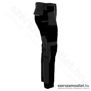 LAHTI PRO SLIM-FIT Munkavédelmi nadrág XXL-es (Szürke/Fekete)