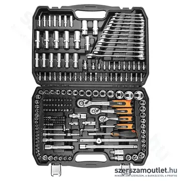 NEO TOOLS Dugókulcskészlet 1/2", 3/8", 1/4", 216db-os