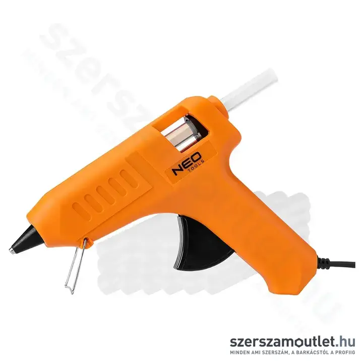 NEO TOOLS Ragasztópisztoly, 11mm, 40W + ragasztórúd, 24db