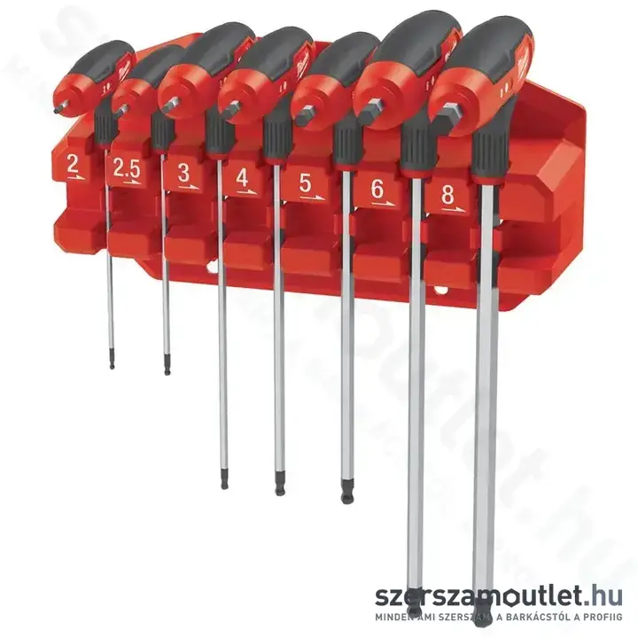 MILWAUKEE HEX T-kulcs készlet 7 részes (H2-H8)