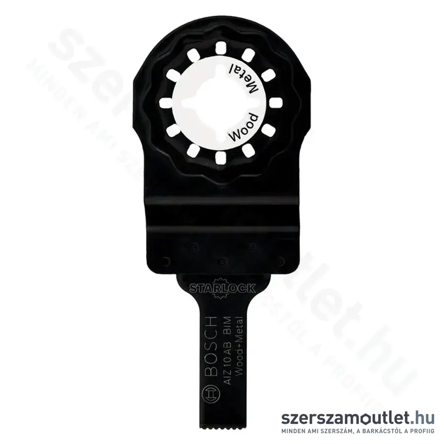 BOSCH AIZ 10 AB Wood and Metal Merülőfűrészlap, Starlock, HCS, 52x26mm