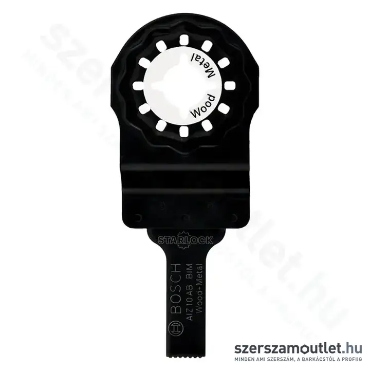 BOSCH AIZ 10 AB Wood and Metal Merülőfűrészlap, Starlock, HCS, 52x26mm