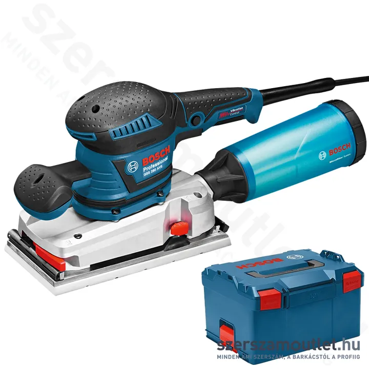 BOSCH GSS 280 AVE Rezgőcsiszoló L-Boxxban (350W/115x230mm) (0601292901)