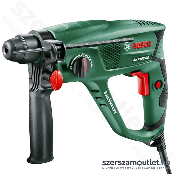 BOSCH PBH 2100 RE Fúró-vésőkalapács kofferben (550W/1,7J) (06033A9320)