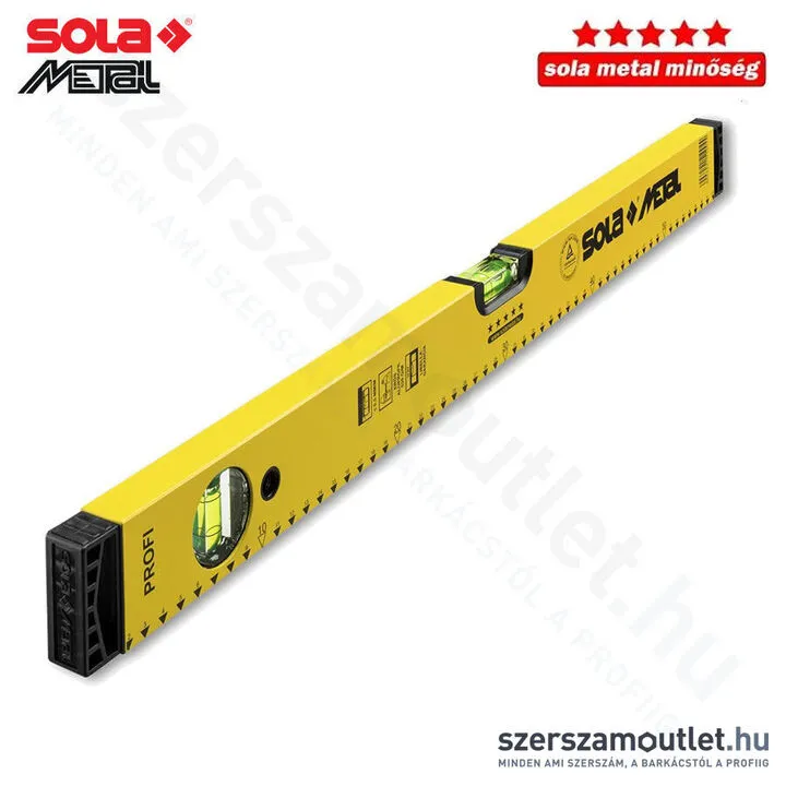 SOLA SM PROFI 30 Alumínium vízmérték 300mm [Sárga] (SOLAPRO300) (695003SM)