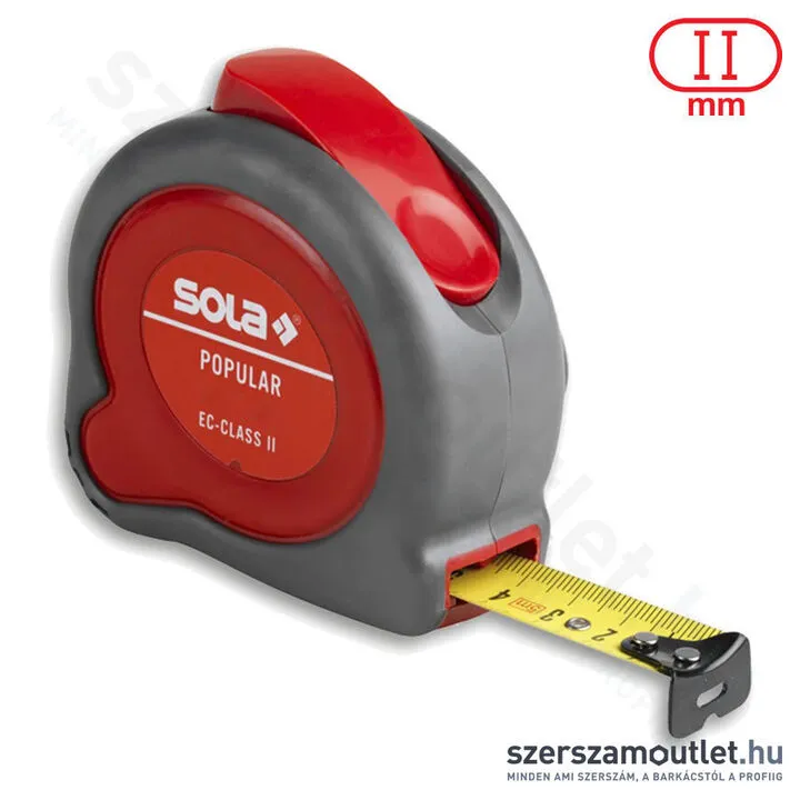 SOLA POPULAR PP 5 Mérőszalag 5m×19mm (SOLAPP5) (50024801)