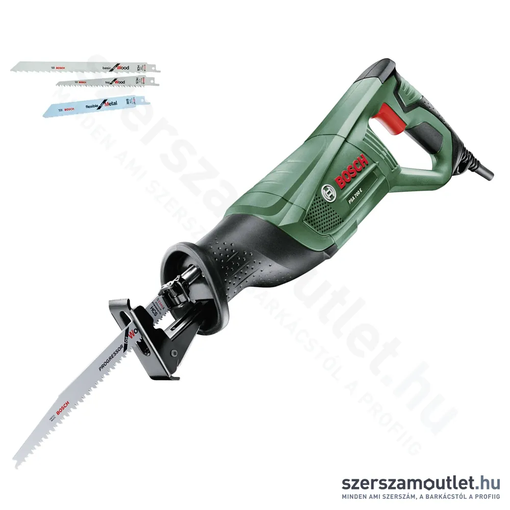 BOSCH PSA 700 E Orrfűrész +3db fűrészlap (710W/150mm) (06033A7001)