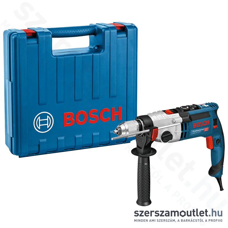 BOSCH GSB 21-2 RCT Ütvefúró kofferben 1300W (060119C700)
