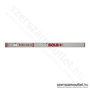 SOLA AZB 180 Eloxált vízmérték 1800mm [Ezüst] (AZB 180) (01011601)