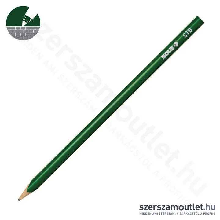 SOLA STB 30 10H Ácsceruza/Kőfaragó-ceruza 30cm [Zöld] (SM STB) (SOLASTB30) (66011120)