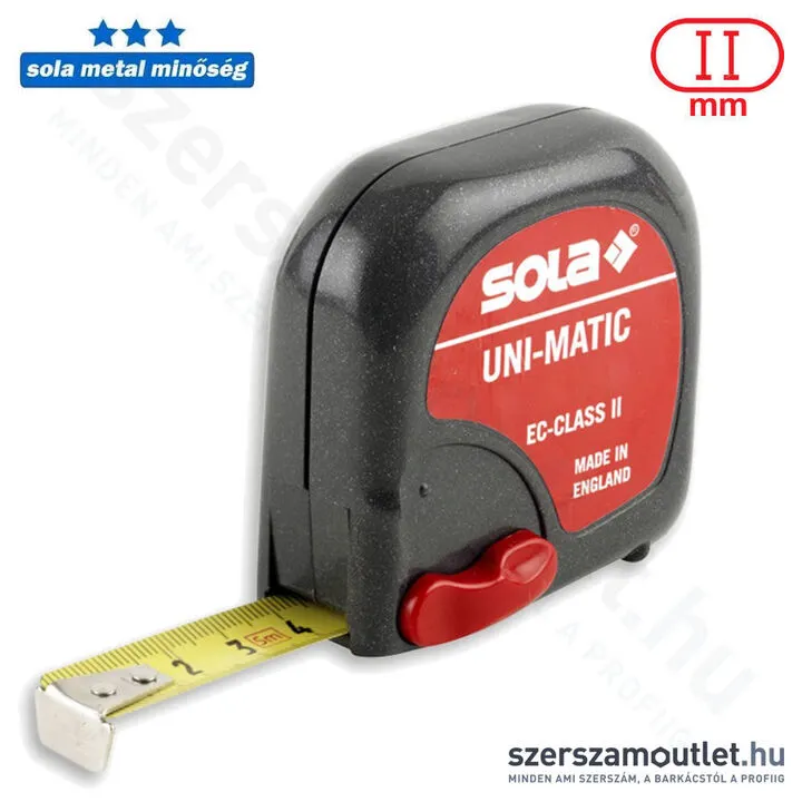 SOLA UNI-MATIC UM 5 Mérőszalag 5m×16mm (UM 5) (50012601)