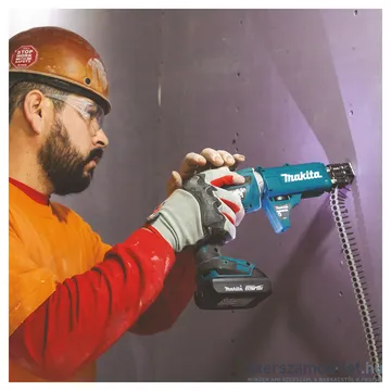 MAKITA DFS452RTJ Akkus szénkefe mentes csavarbehajtó MAKPAC kofferben 2db(18V 5,0Ah)akku+töltő