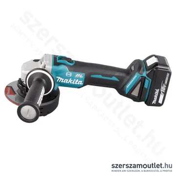 MAKITA DGA506RTJ Akkus szénkefementes sarokcsiszoló 125mm MAKPAC kofferben (2x18V/5,0Ah)