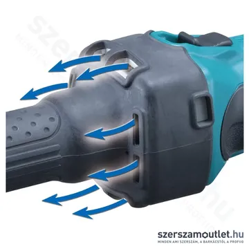 MAKITA DGD800RTJ Akkus egyenescsiszoló MAKPAC kofferben (2x18V/5,0Ah)