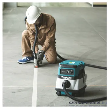 MAKITA DVC860LZ HIBRID Akkus és hálózati száraz-nedves porszívó (2x18V) (Akku és töltő nélkül!)