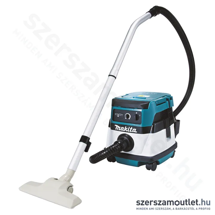 MAKITA DVC860LZ HIBRID Akkus és hálózati száraz-nedves porszívó (2x18V) (Akku és töltő nélkül!)