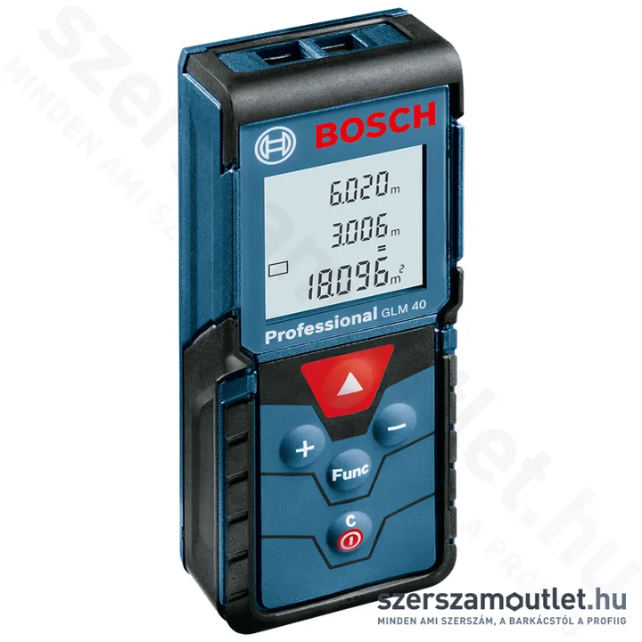 BOSCH GLM 40 Lézeres távolságmérő 40m (0601072900)