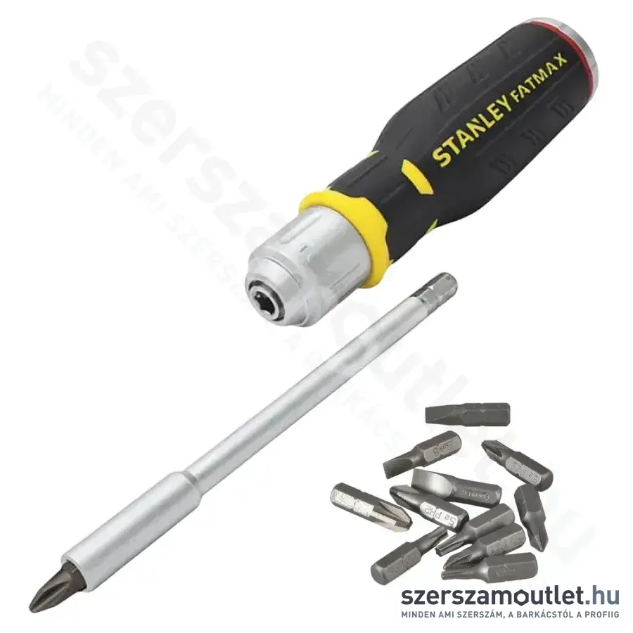 STANLEY FatMax Racsnis csavarhúzó 12 bittel (FMHT0-62690)