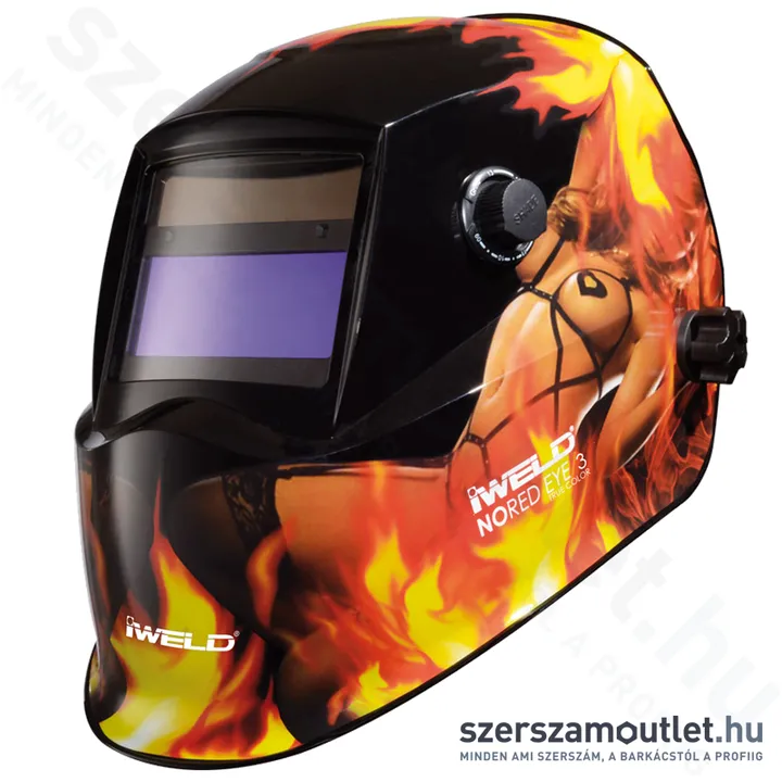 IWELD NORED EYE 3 Automata hegesztő fejpajzs LÁNG-LADY (8NRDE2FLMGRL)