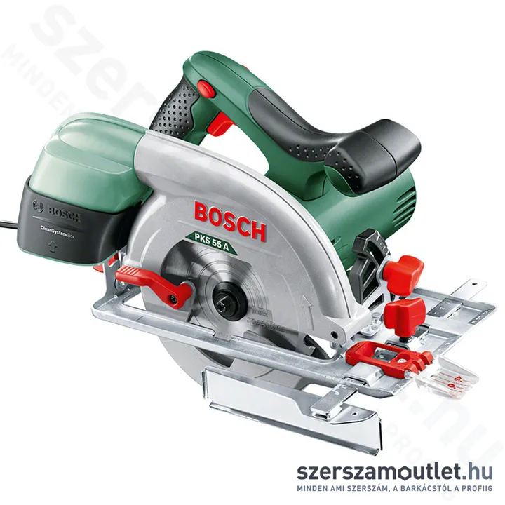 BOSCH PKS 55 A Körfűrész (1200W/160mm) (0603501002)