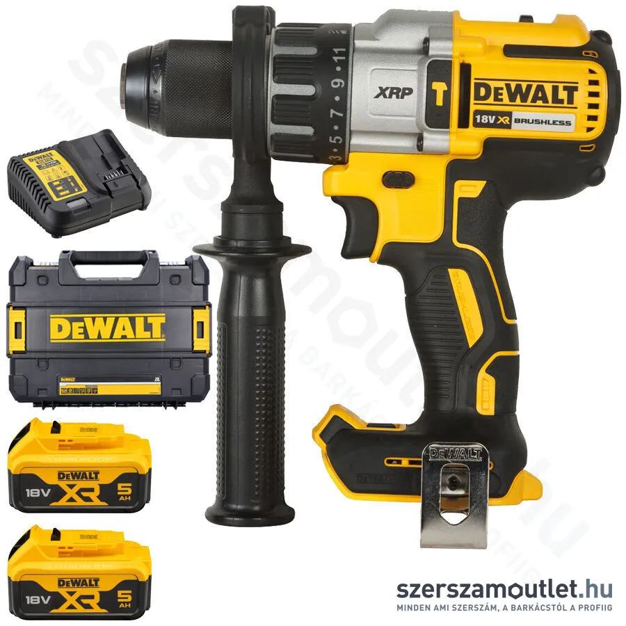 DEWALT DCD996P2 Akkus szénkefementes ütvefúró-csavarozó (18V/2x5,0Ah)