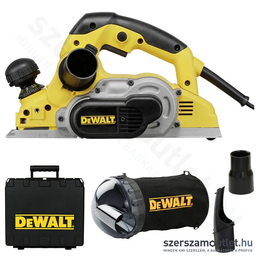 DEWALT D26500K-QS Kézi gyalu kofferben (1050W/82mm)