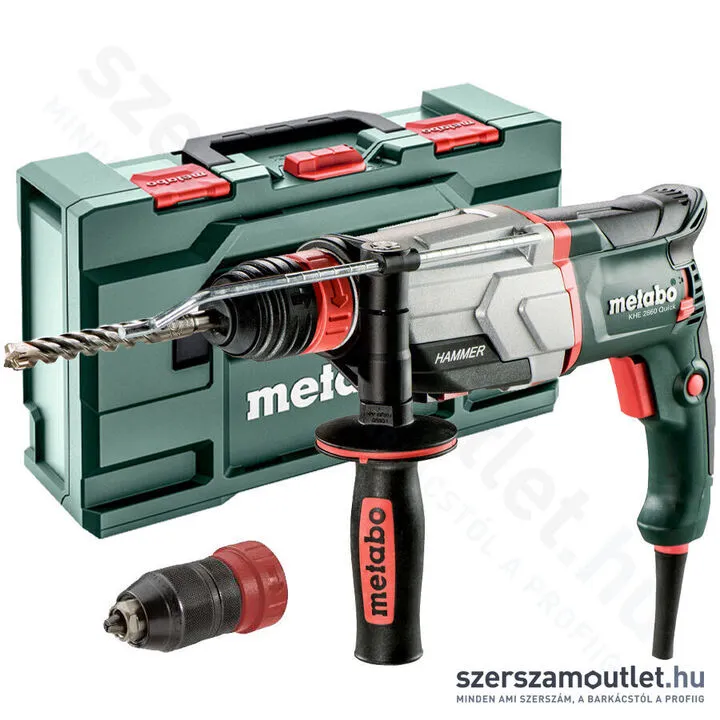 METABO KHE 2860 QUICK Fúró-vésőkalapács kofferben + cseretokmány (880W/3,2J) (600878500)