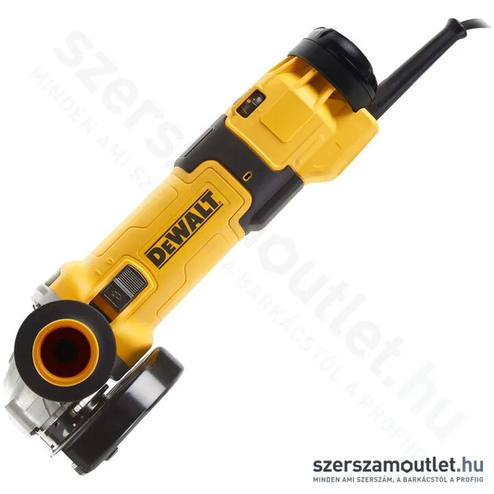 DEWALT DWE4257-QS Fordulatszám szabályzós sarokcsiszoló lágyindítással (1500W/125mm)