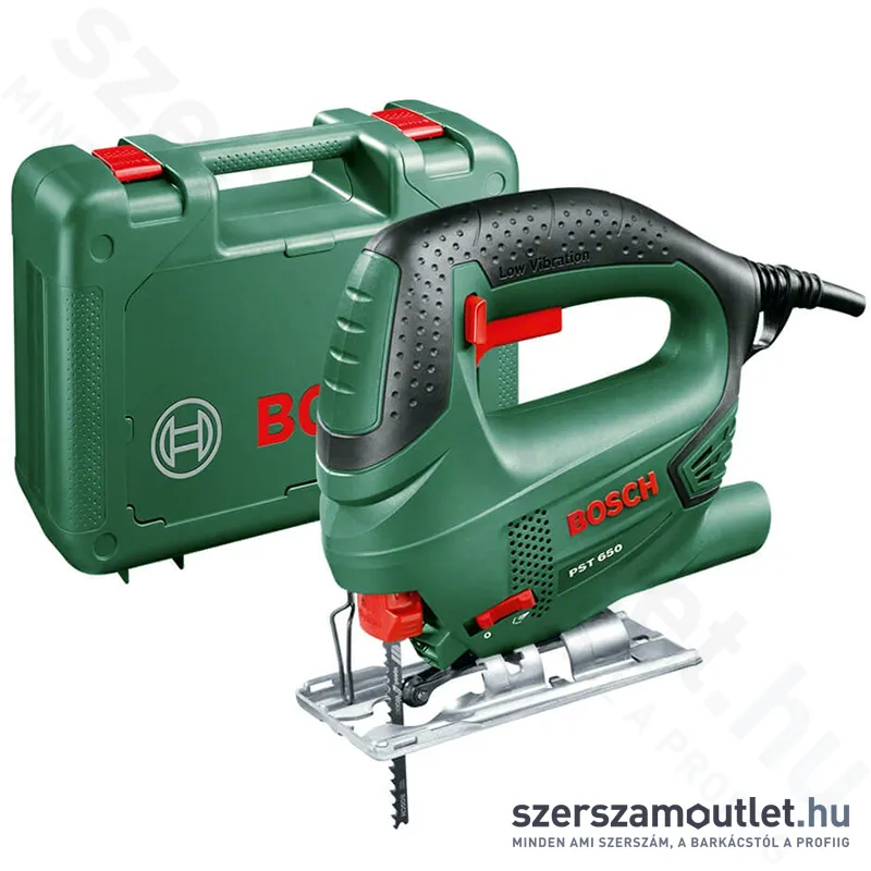 BOSCH PST 650 Szúrófűrész kofferben (500W/65mm) (06033A0720)